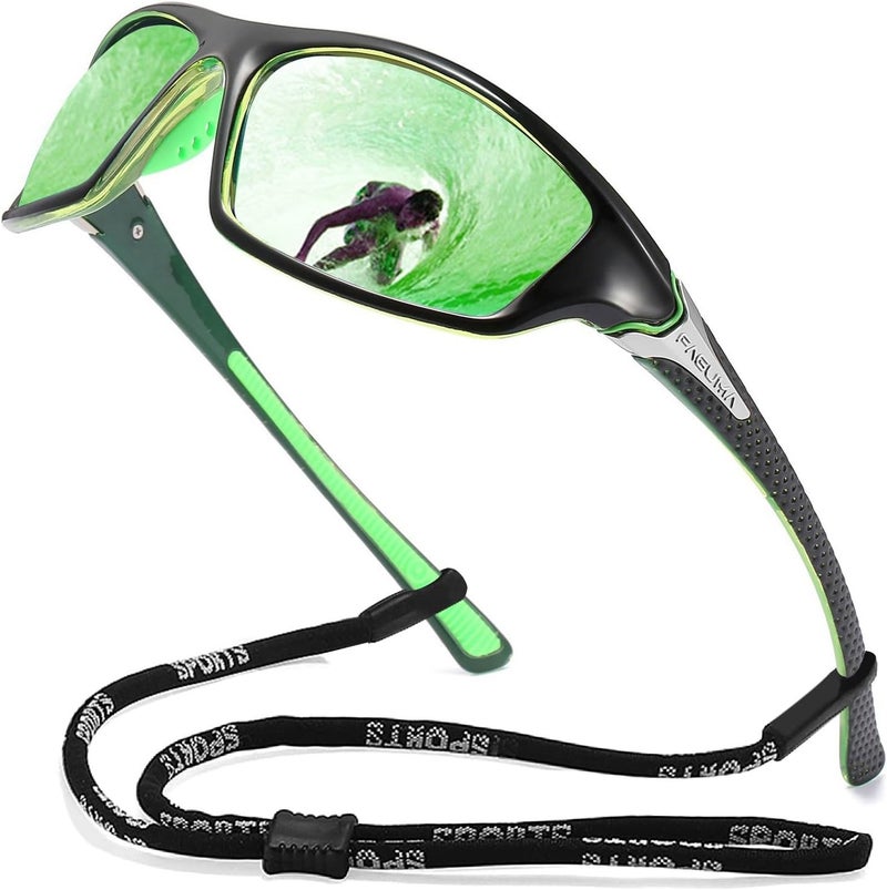 FAGUMA Sports Polarized Sunglasses For Men Cycling Driving Fishing UV400 Protection - Image 1
